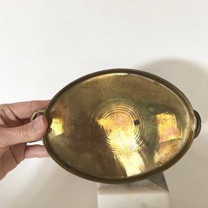Accents - Vintage | Brass Oval Tray Accents - Vintage | Brass Oval Tray